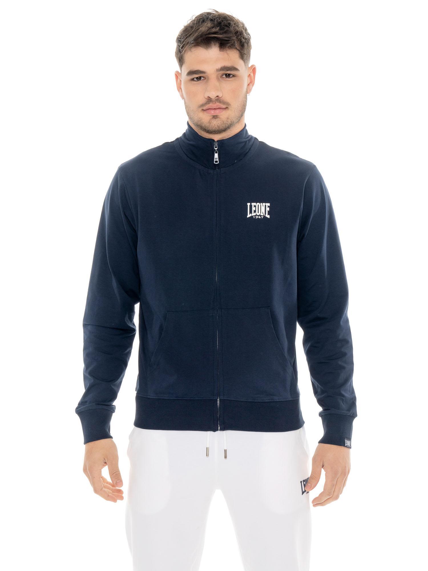 Bluza męska Leone 1947 Apparel HJ na zamek z bawełny