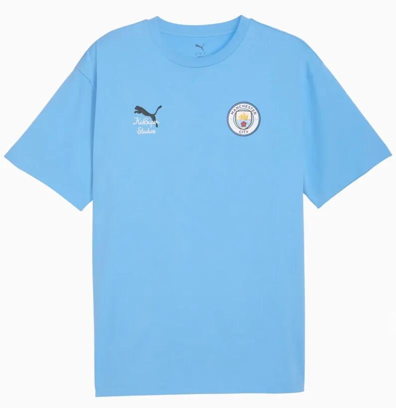 Koszulka Puma Manchester City FC ftblculture męska jasnoniebieska