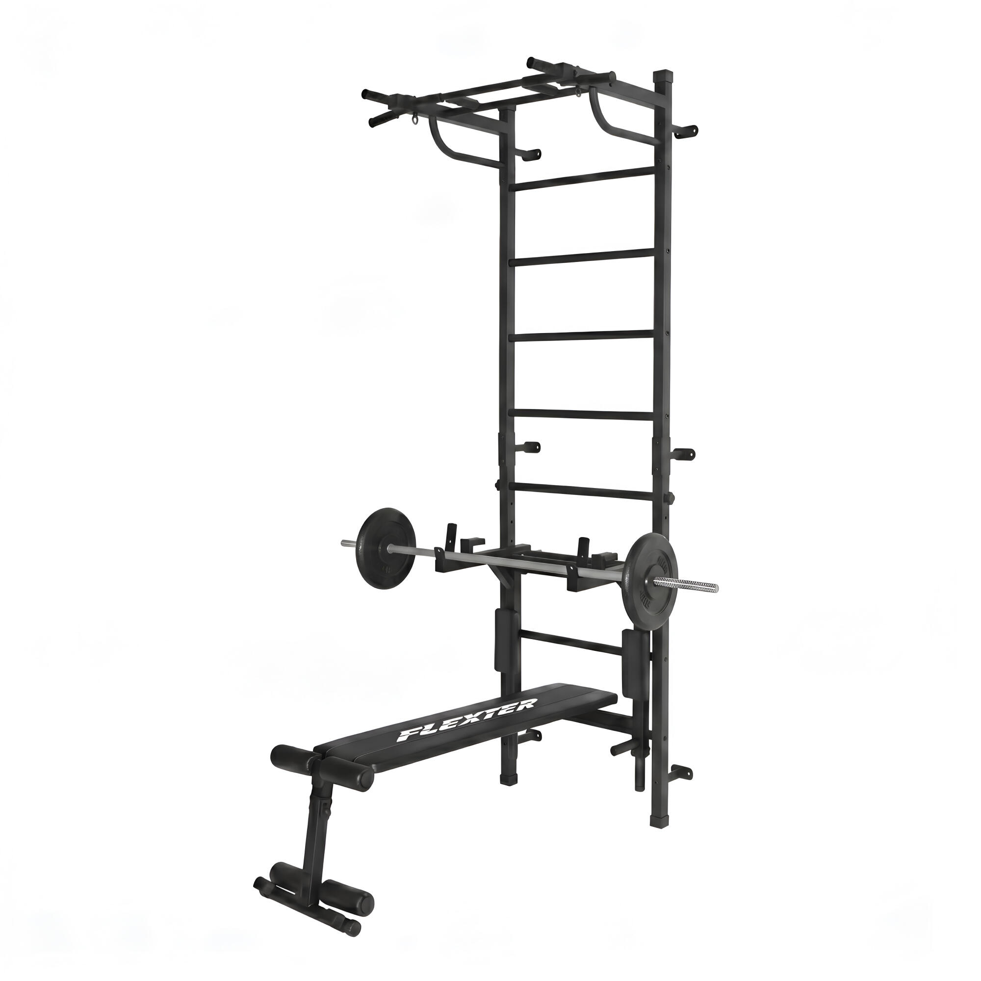 Drabinka Gimnastyczna Kraft Light 3 W 1 - Czarny Elite