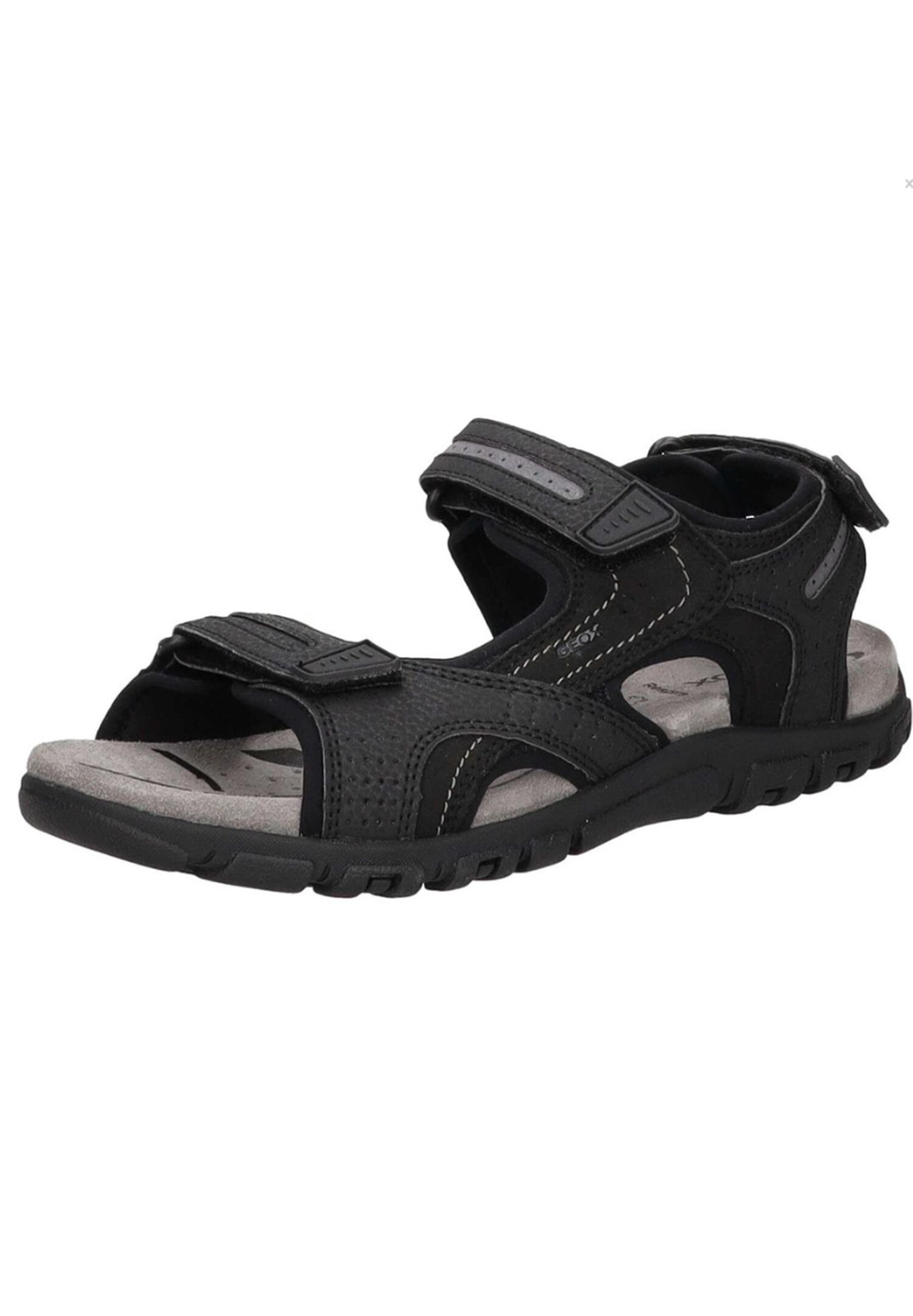 Sandały GEOX U SANDAL STRADA D Czarny