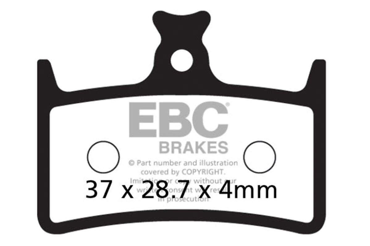 Klocki hamulcowe rowerowe (spiekane) EBC Brakes CFA647HH