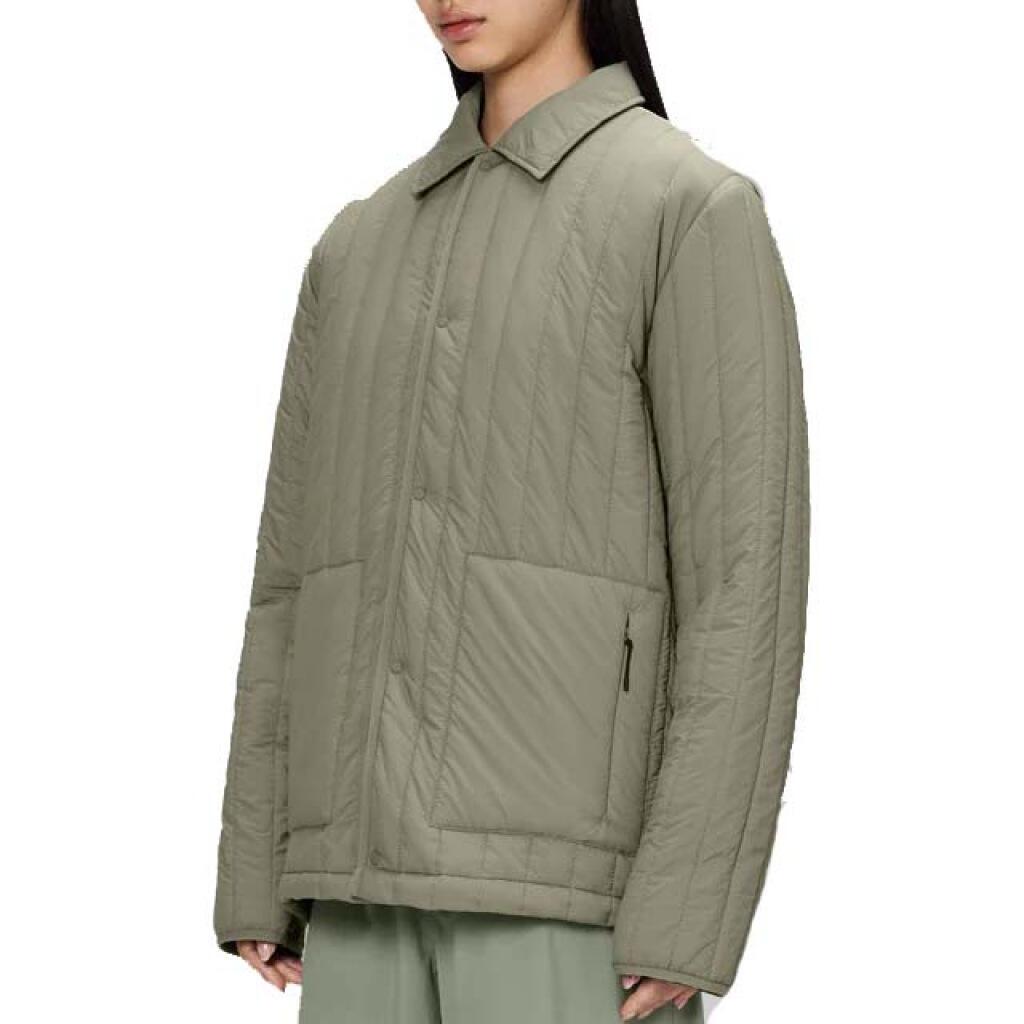 Kurtka RAINS BANJA LINER OVERSHIRT T1 Beżowy
