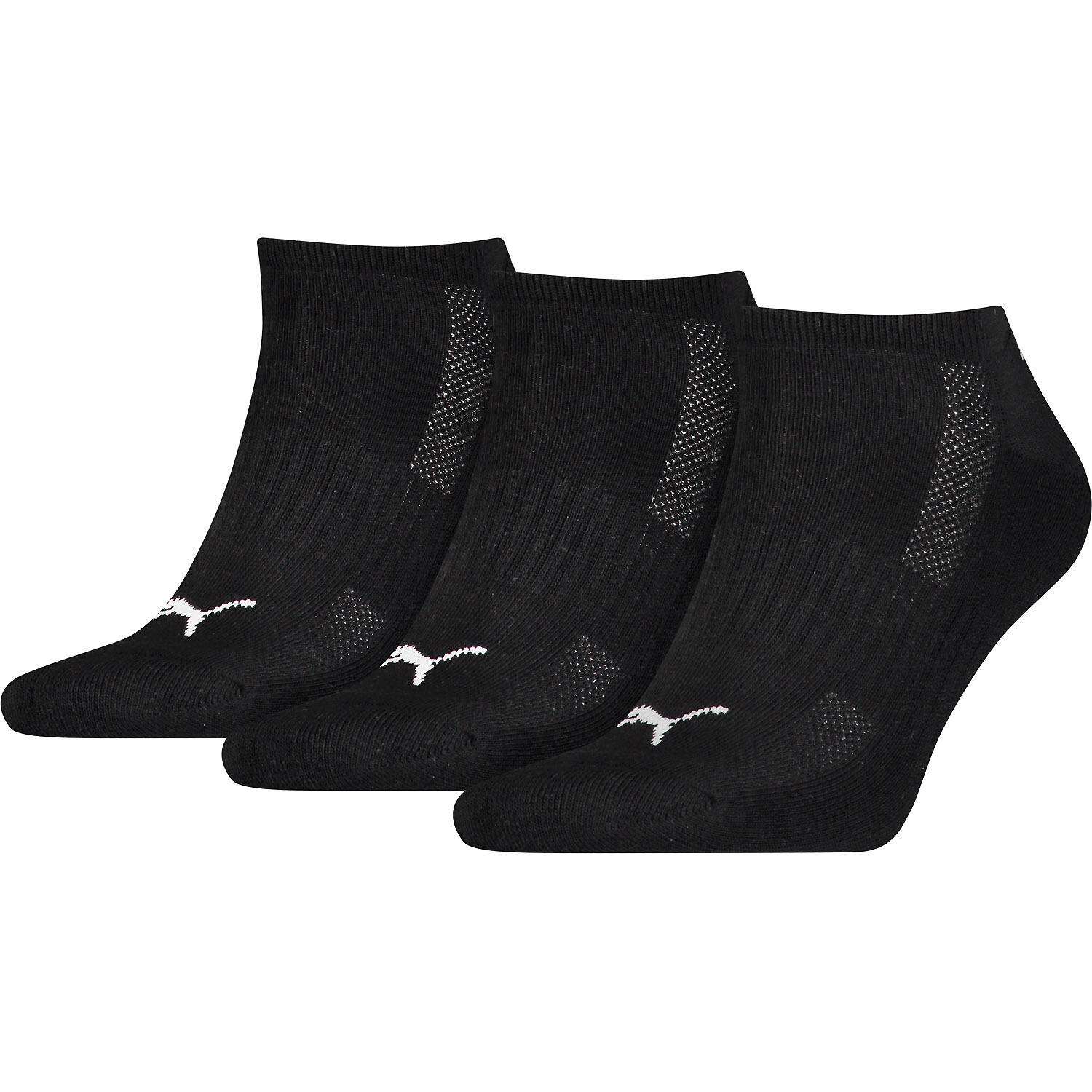 Skarpety Puma Cushioned Sneaker 3Pack Unisex czarne 907942 01 ROZMIAR 43-46