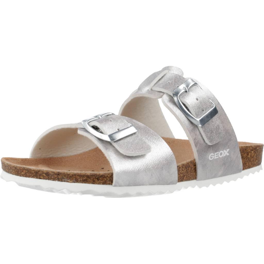 Sandały GEOX J ADRIEL GIRL Srebrny