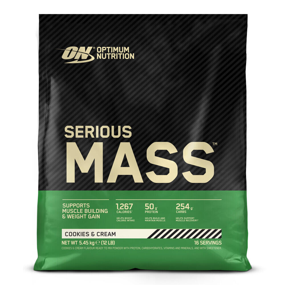Optimum Nutrition Serious Mass (12lbs) Cookies & Cream - Przyrost masy ciała
