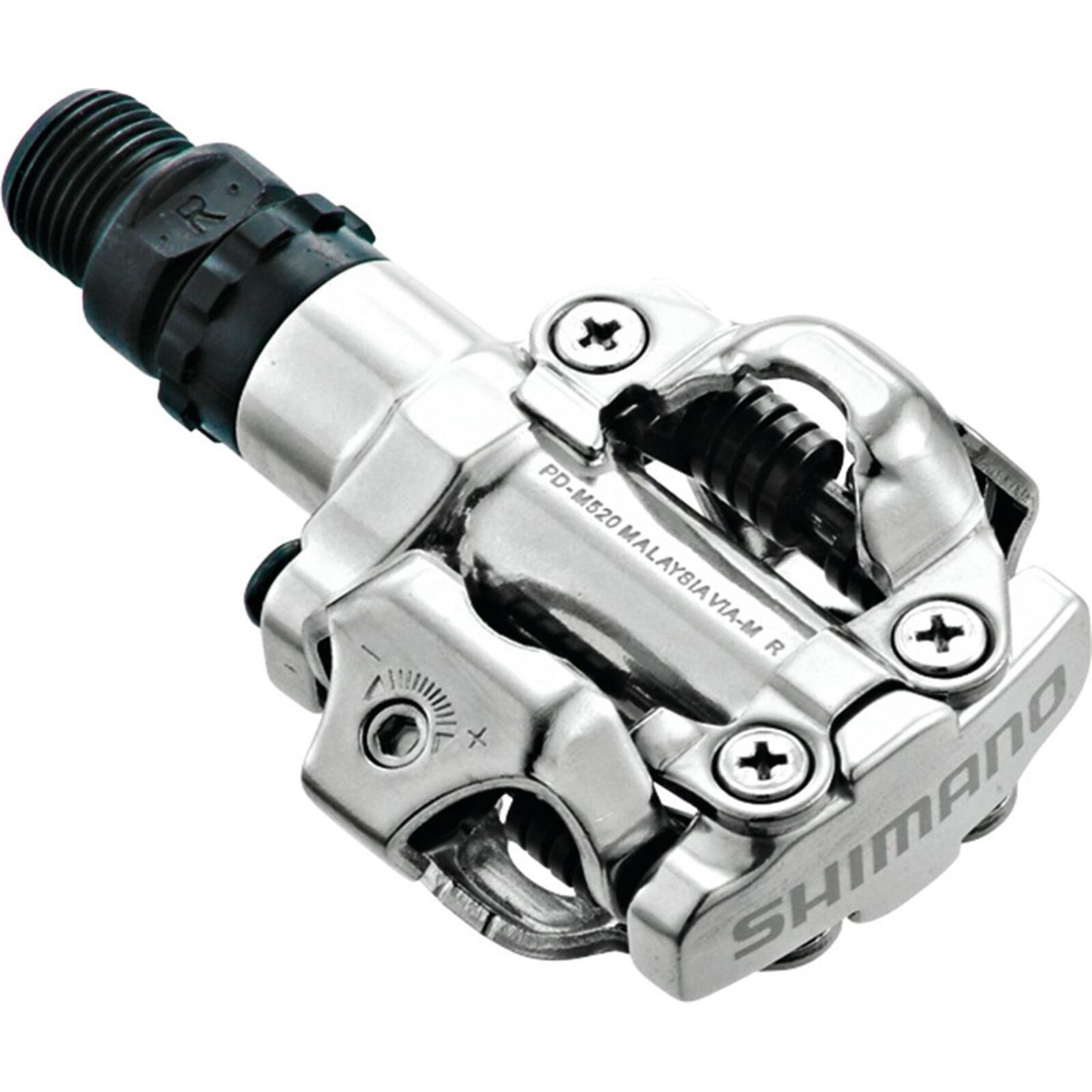 Pedały MTB PD-M520, srebrne
