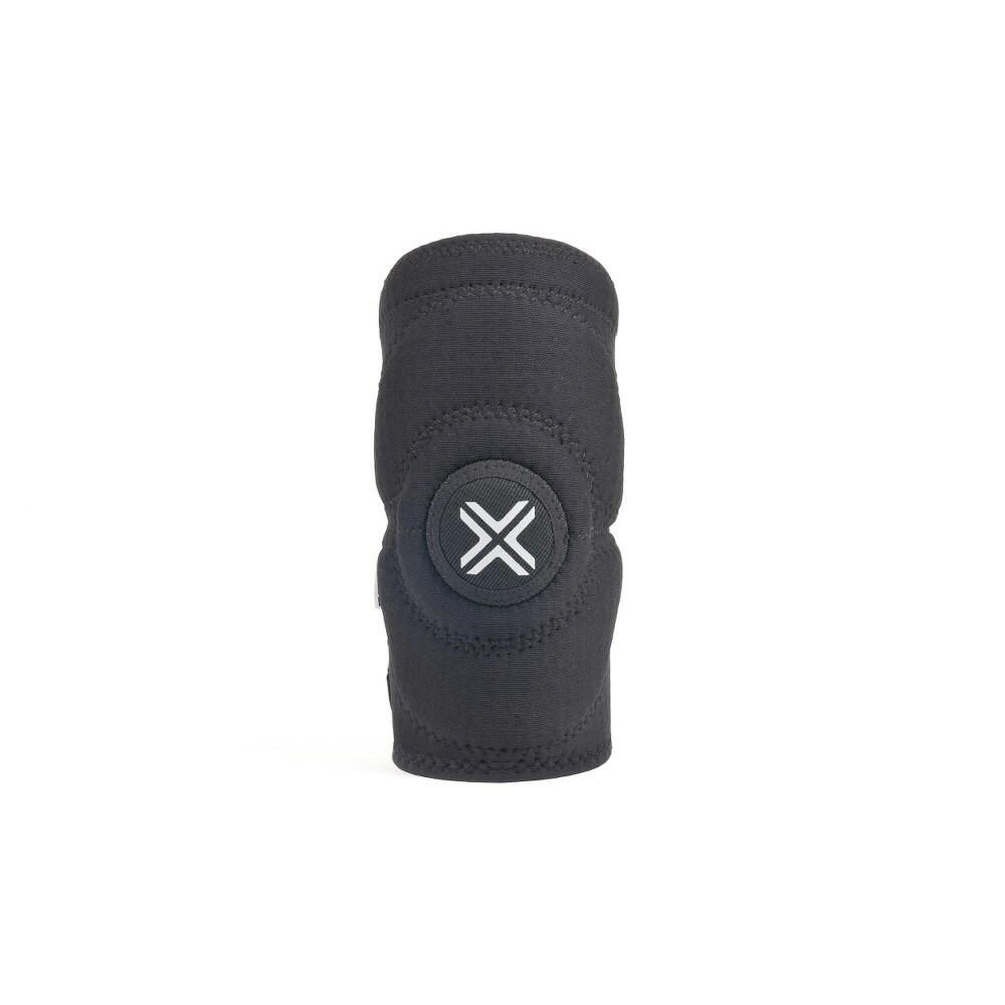 Ochraniacz na kolano Fuse Alpha Lite BMX dla dorosłych, czarny, szary, XL