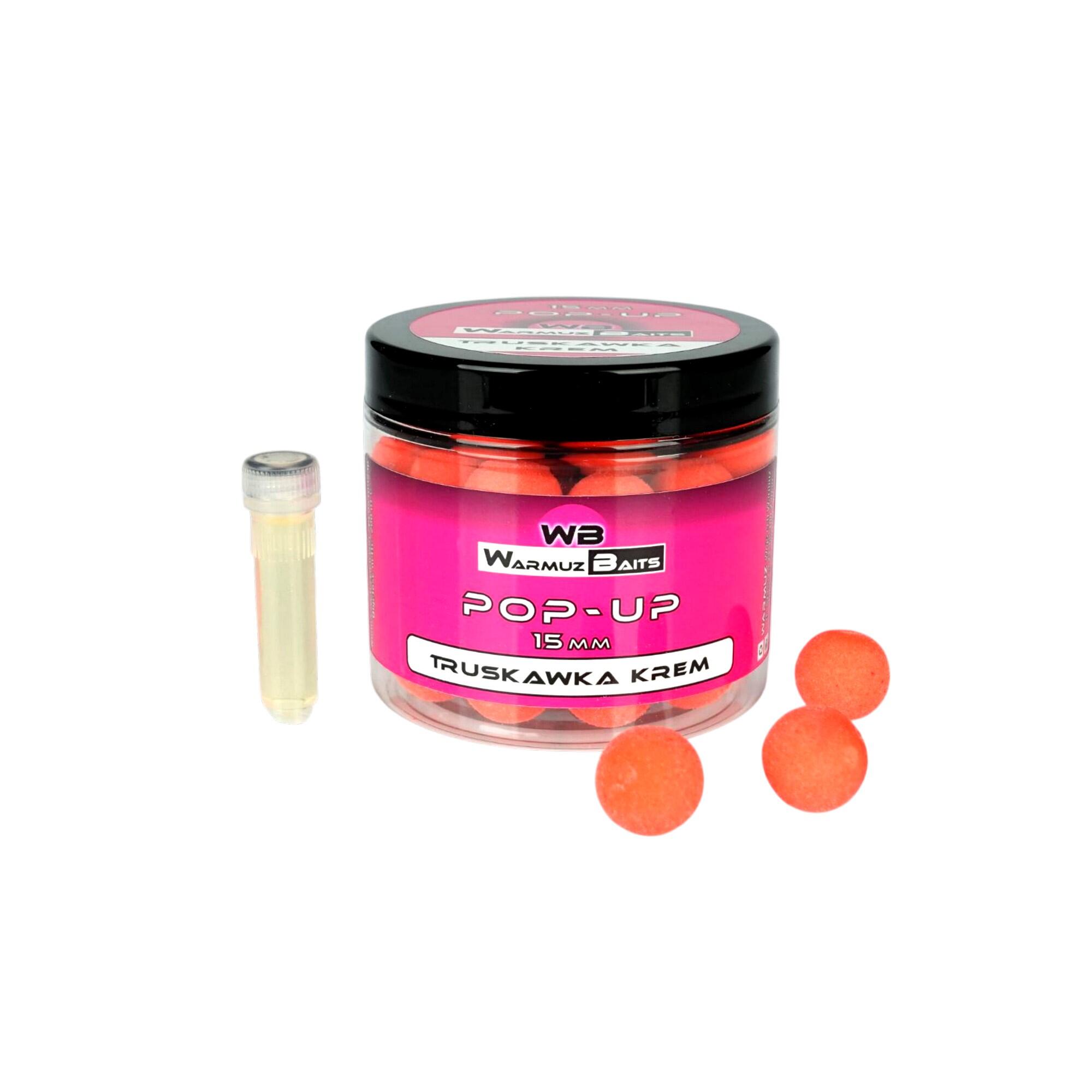 TRUSKAWKA KREM Pop Up 15mm Warmuz Baits
