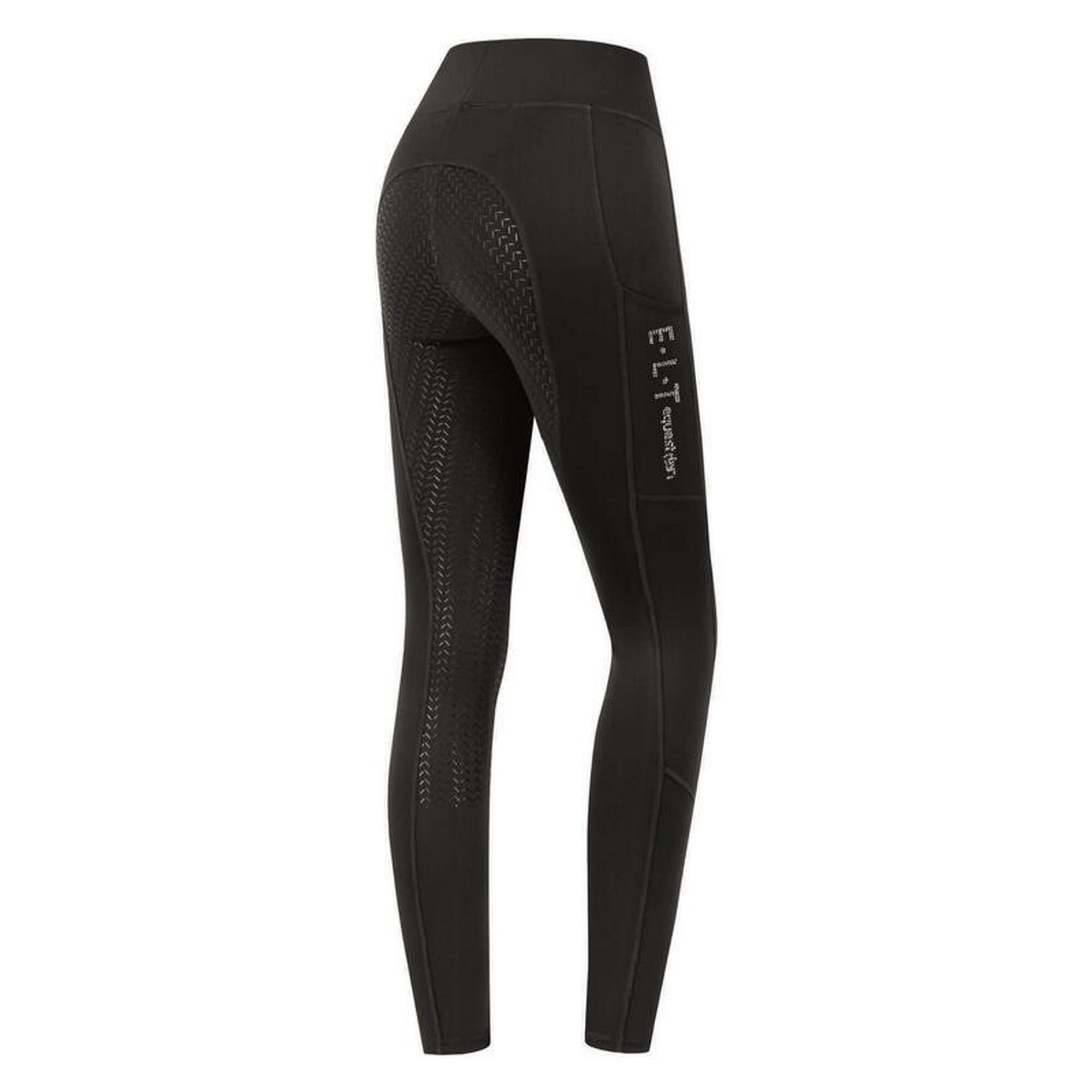 Damskie legginsy jeździeckie z pełną przyczepnością ELT Ella Glam