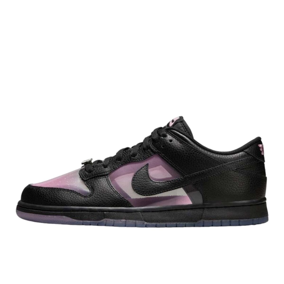 Nike Dunk Low Retro Transparent Black Pink Rise