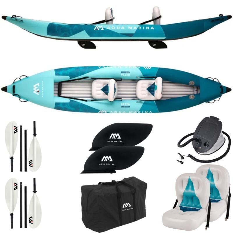 Nadmuchiwany kajak dwuosobowy AQUA MARINA BETTA 412