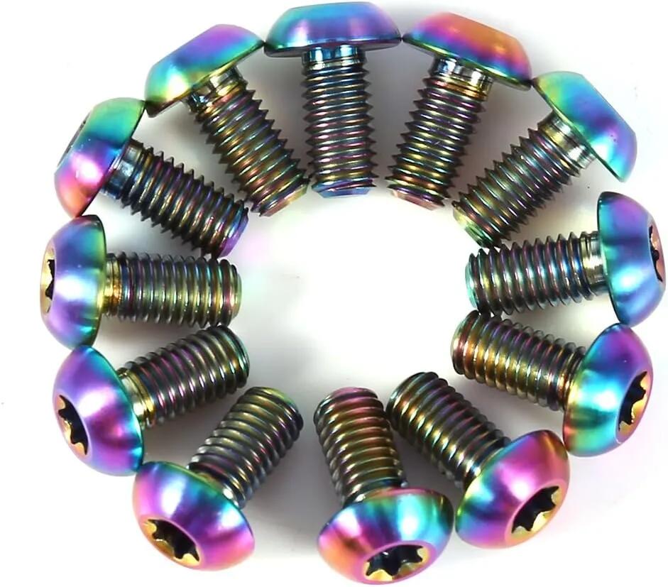 śruby torx t25 do tarczy hamulcowej stal nierdzewna m5×9 mm 12 szt.