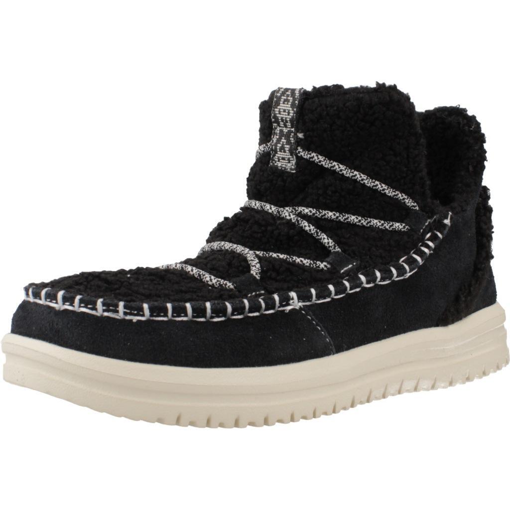 HEY DUDE CAMDEN SUEDE COZY Czarny