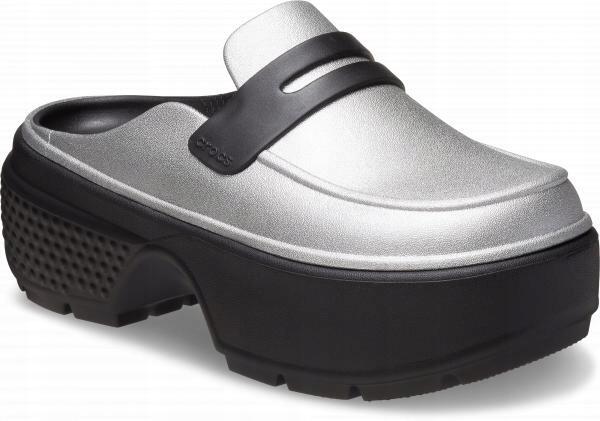 Chodaki Dla Dorosłych Crocs Stomp Metallic Loafer Clog