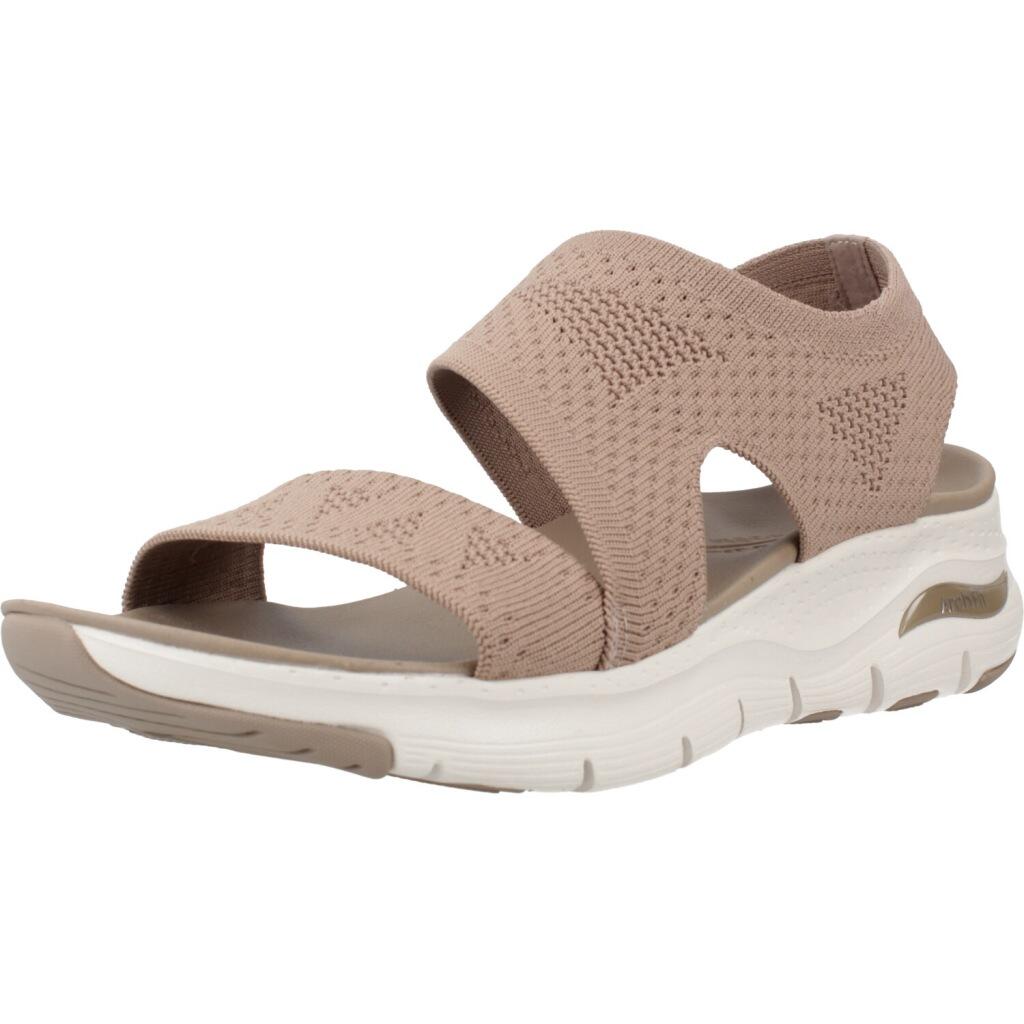 Sandały SKECHERS ARCH FIT Brązowy