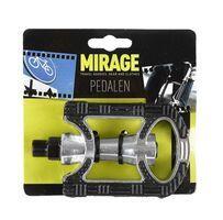 Mirage pedały antypoślizgowe aluminium srebrne