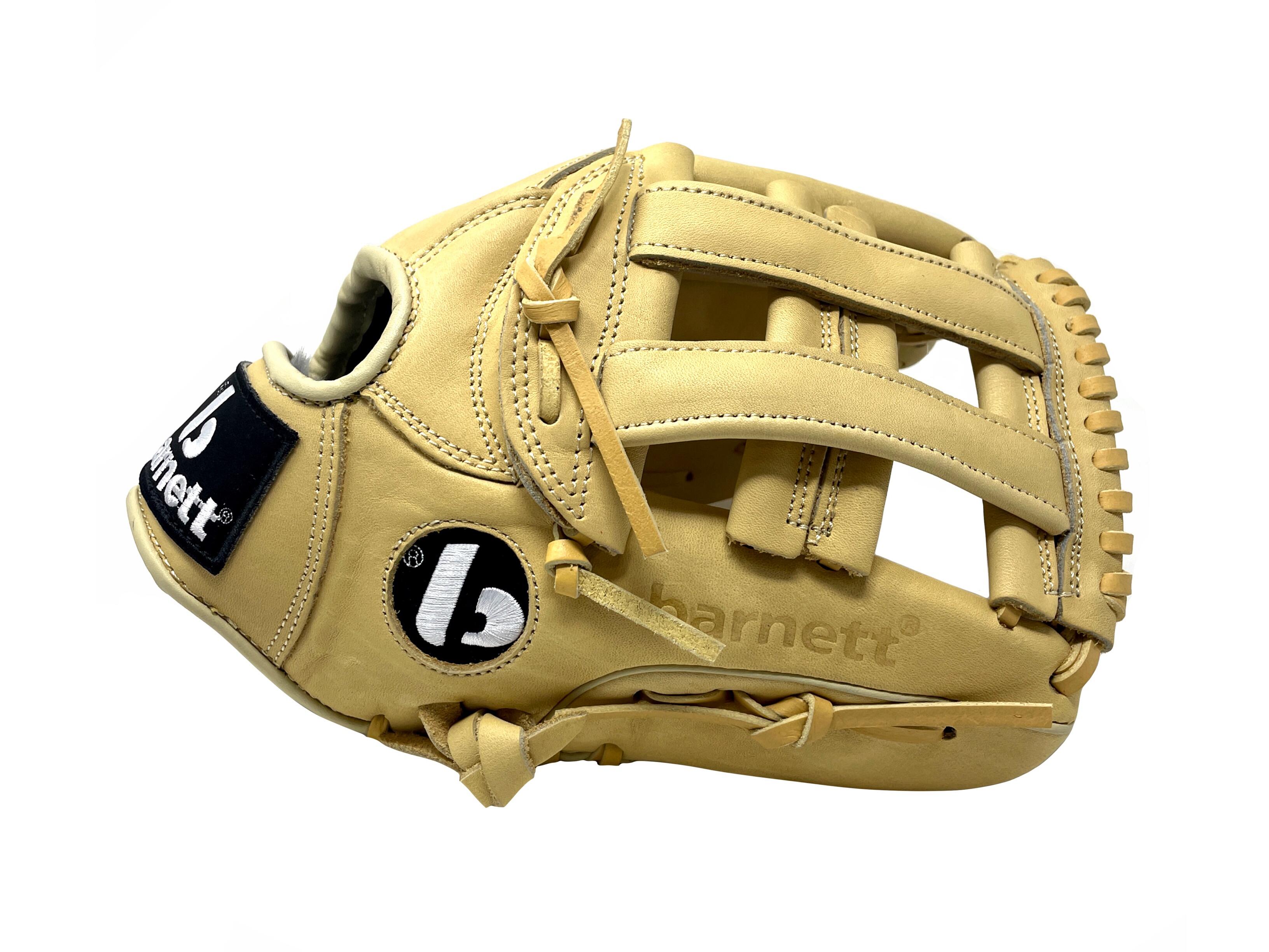 Rękawice baseballowe skórzane FL-117 RH beżowe, leworęczne