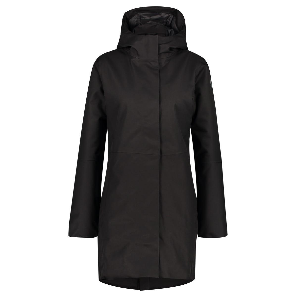 Clean Winter Rain Jacket Women Black