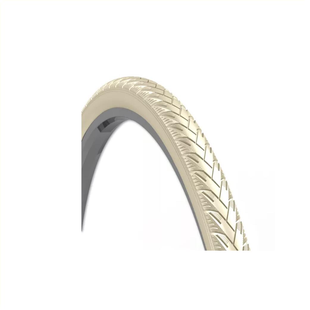 Opona zewnętrzna Rexway Mencos 28x1 5/8x1 3/8 (37-622) beżowa z odblaskami