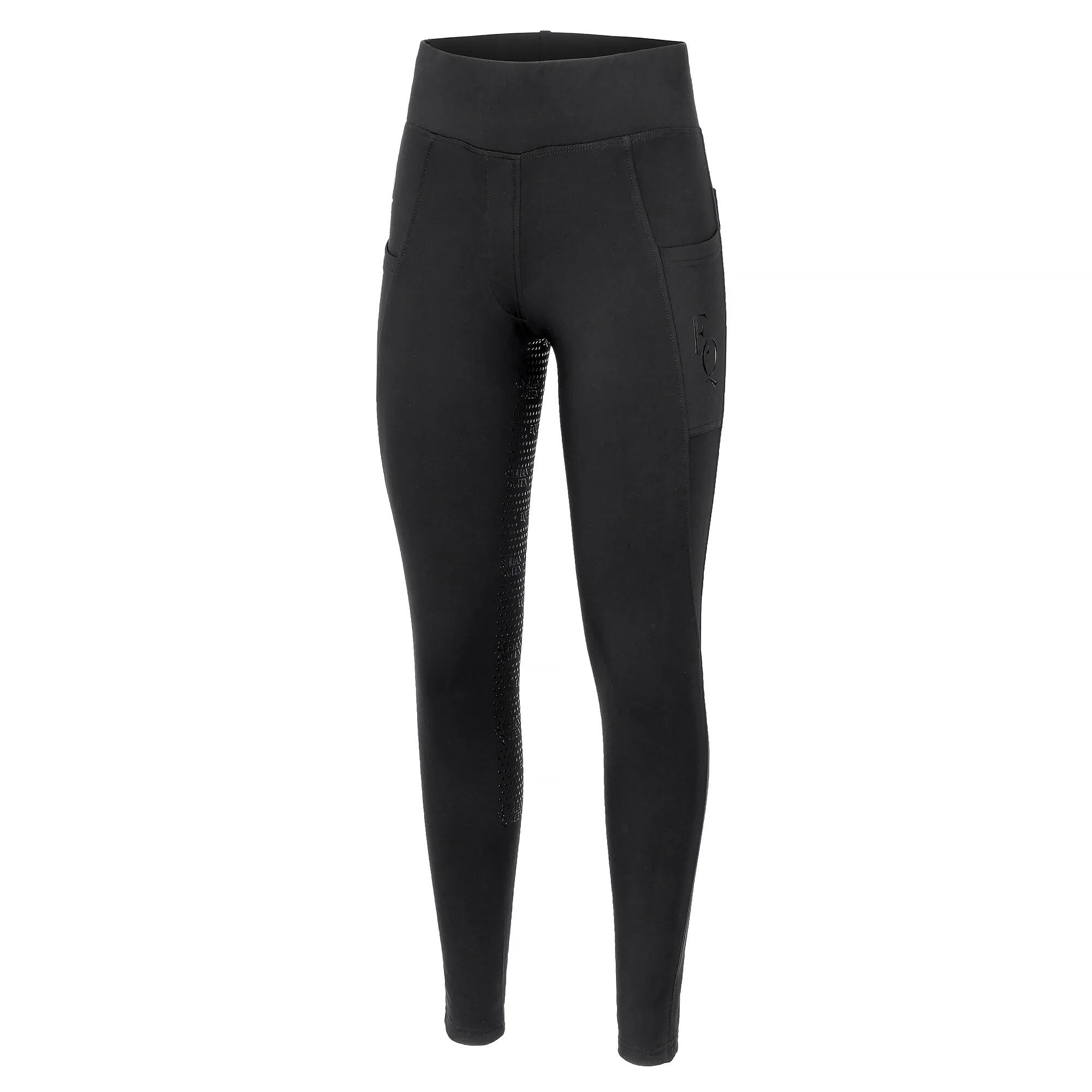 Legginsy jeździeckie damskie EQUESTRIAN QUEEN Harmony zimowe  ocieplane