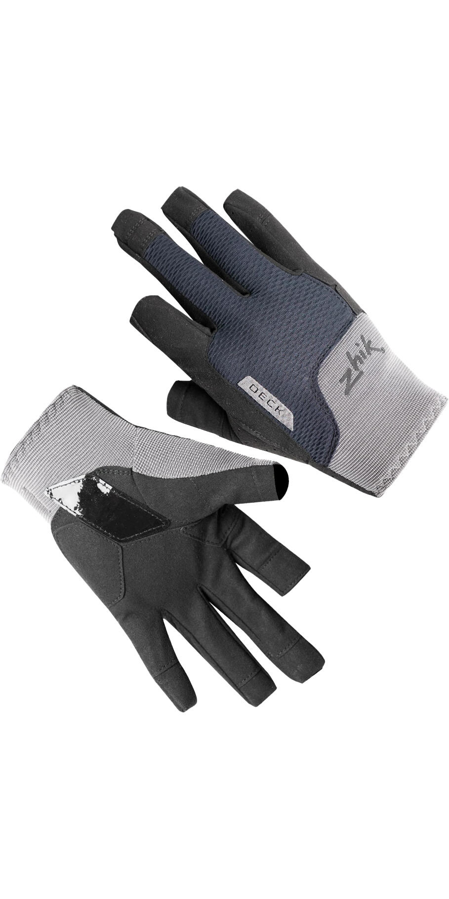 Rękawiczki żeglarskie Deck Gloves z długimi palcami damskie/męskie szare