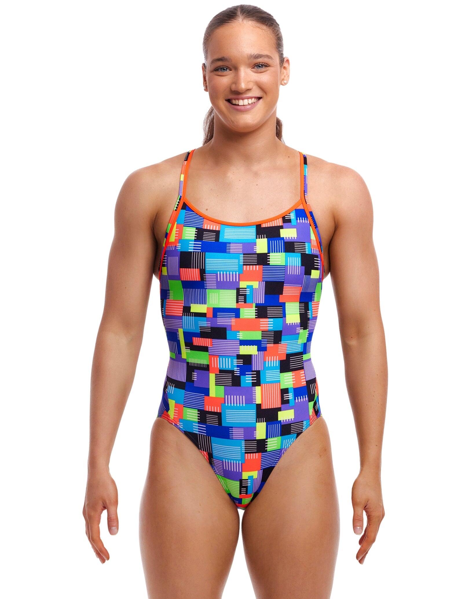 Strój kąpielowy jednoczęściowy FUNKITA Chip Set - Diamond Back