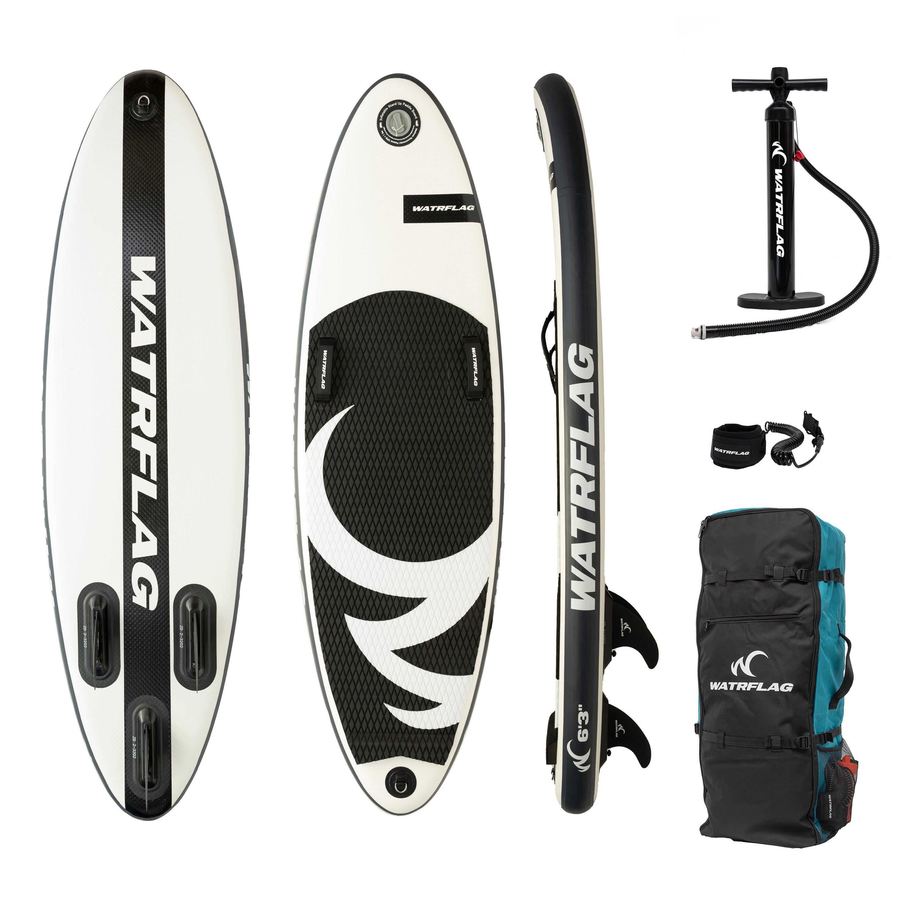 Nadmuchiwana deska surfingowa SURF-BODY Board Wave Rider 6'3 – 190 cm Kompletny