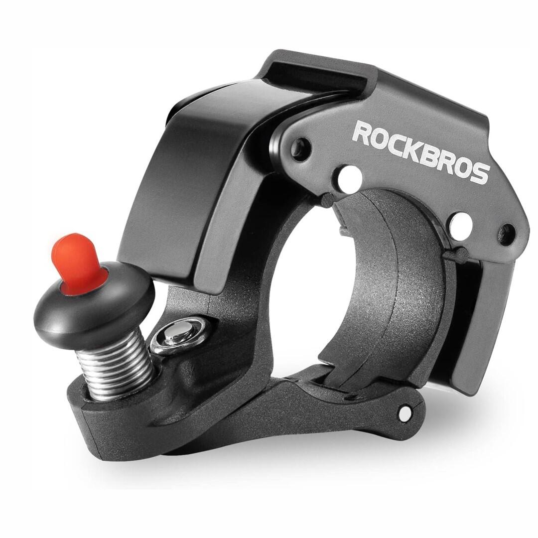 Dzwonek rowerowy aluminiowy Rockbros 34210006001 czarny