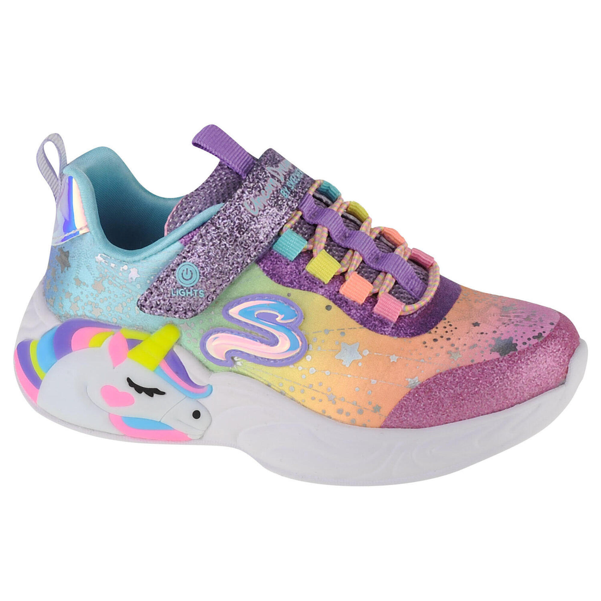 Buty do chodzenia dziewczęce Skechers S-Lights Unicorn Dreams