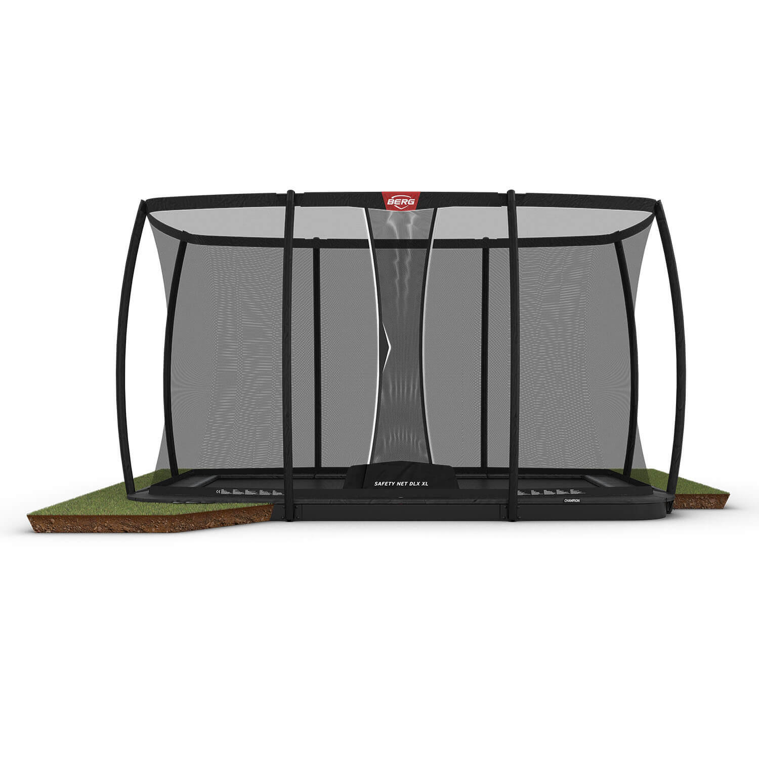 Trampolina Ultim Champion FlatGround 410 + Siatka Bezp. DLX XL