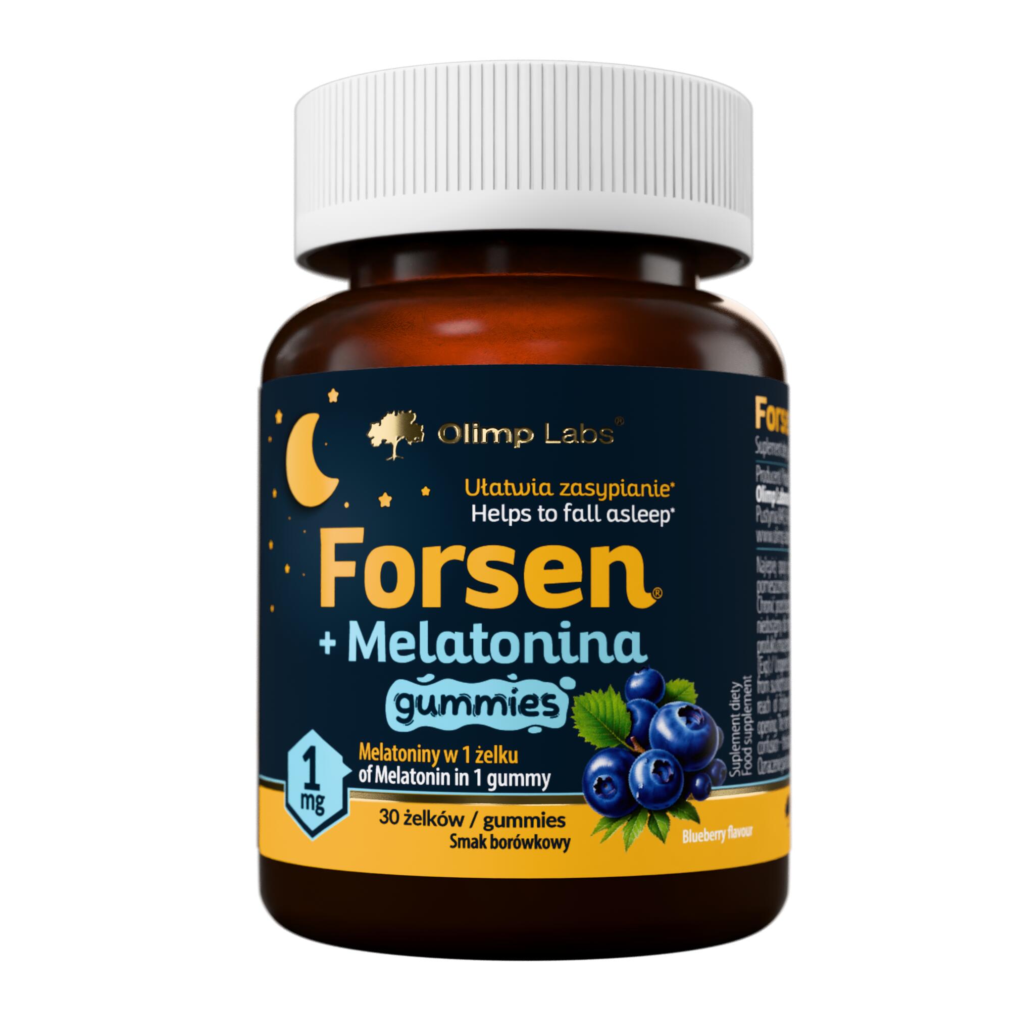 Melatonima Olimp Forsen+Melatonina gummies - 30 Żelków