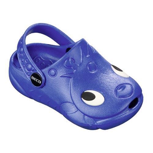 Klapki Beco-sealife dla dzieci, niebieskie.