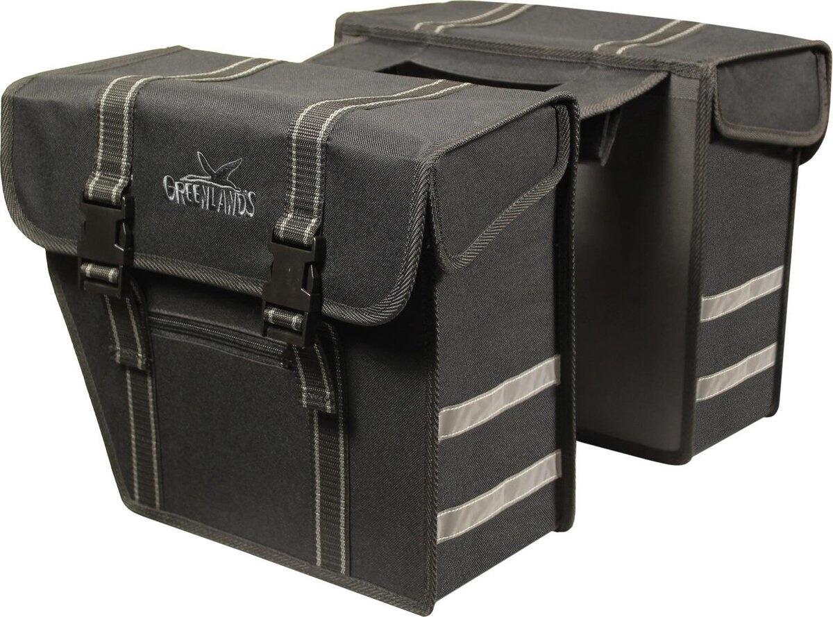 Podwójna torba rowerowa Greenlands City 25 L czarna
