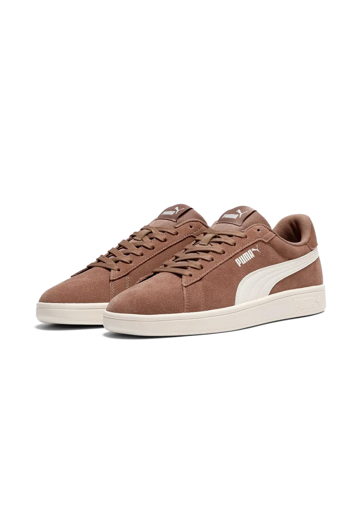 BUTY męskie PUMA SMASH 390984-32 sportowe skórzane zamsz brązowe 44,5
