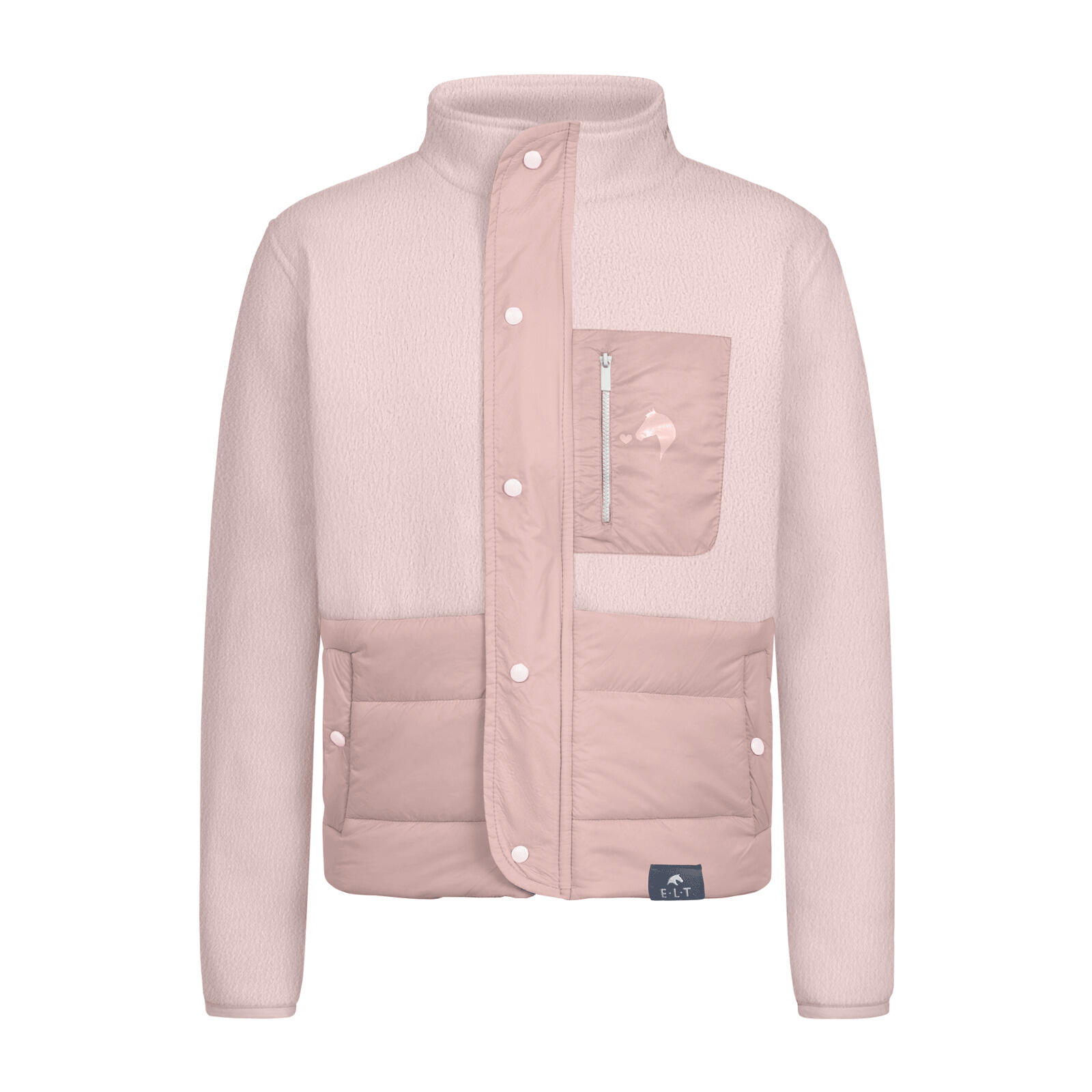 Dziewczęca wodoodporna kurtka jeździecka ELT Lucky Malou