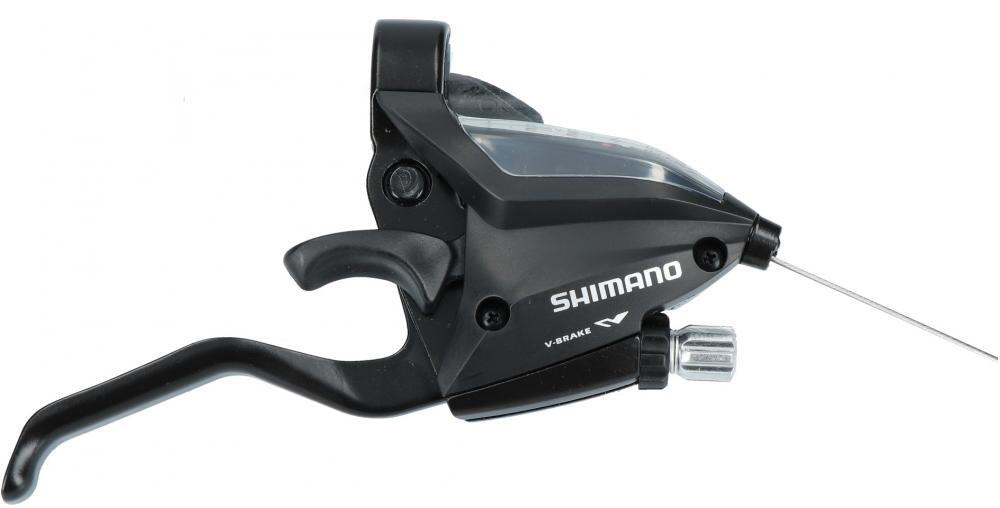 Dźwignia hamulca rowerowego i przerzutki 2 palce Shimano ST-EF500 V-Brake