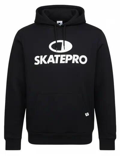 Odzież Bluza sportowa unisex SkatePro Bluza z kapturem - S - New Black