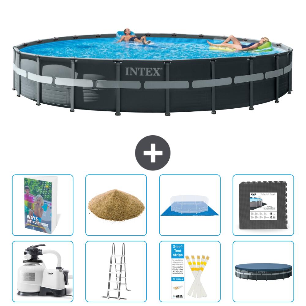 INTEX Basen Ultra XTR Okrągły - 732x132 cm - 9-częściowy S528