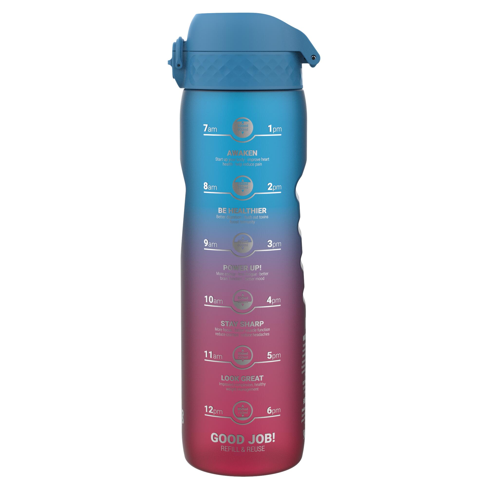 Butelka motywacyjna z miarką ION8 MOTIVATOR BPA Free