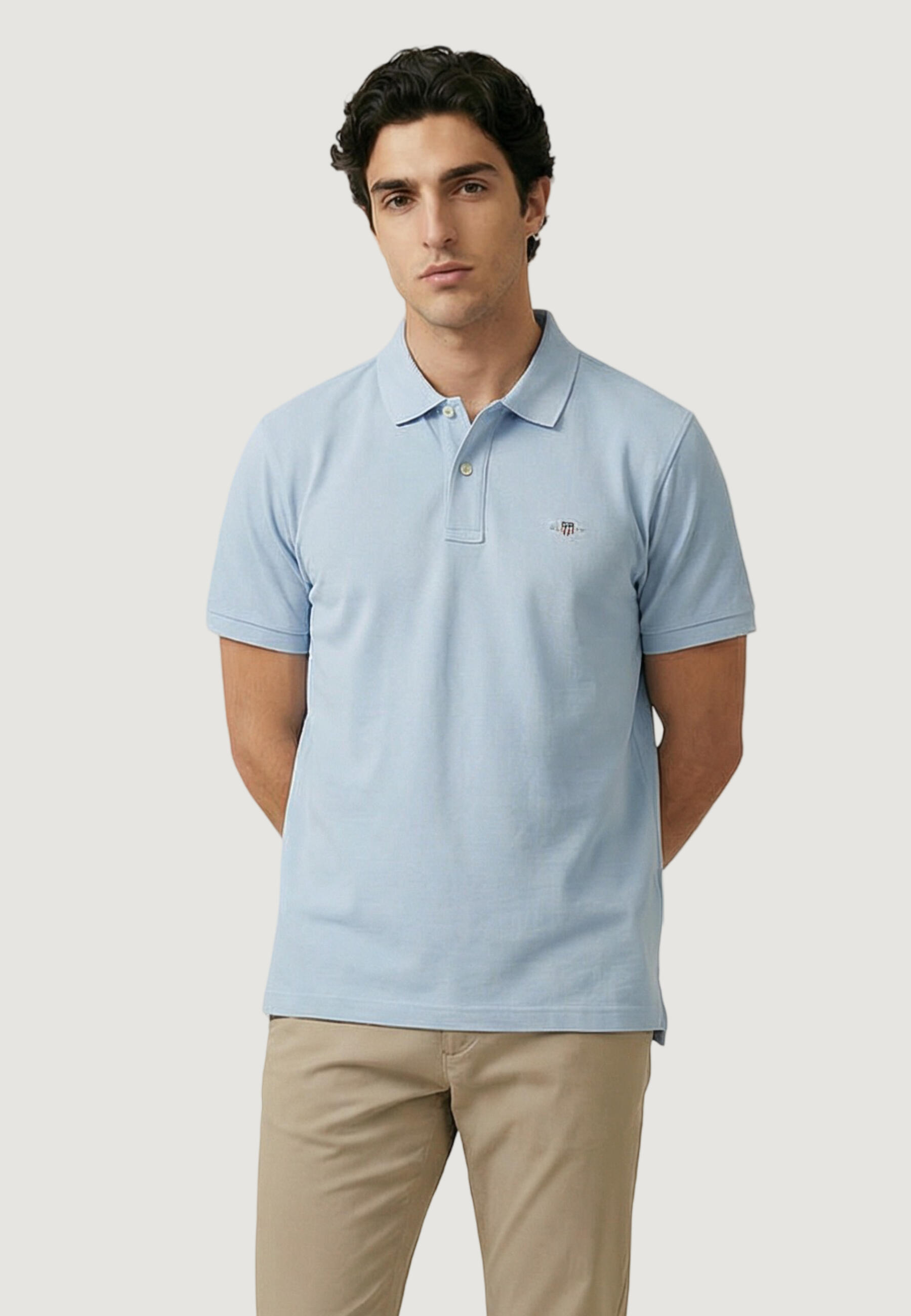 Polo z krótkim rękawem Mężczyzna GANT REG SHIELD SS PIQUE POLO