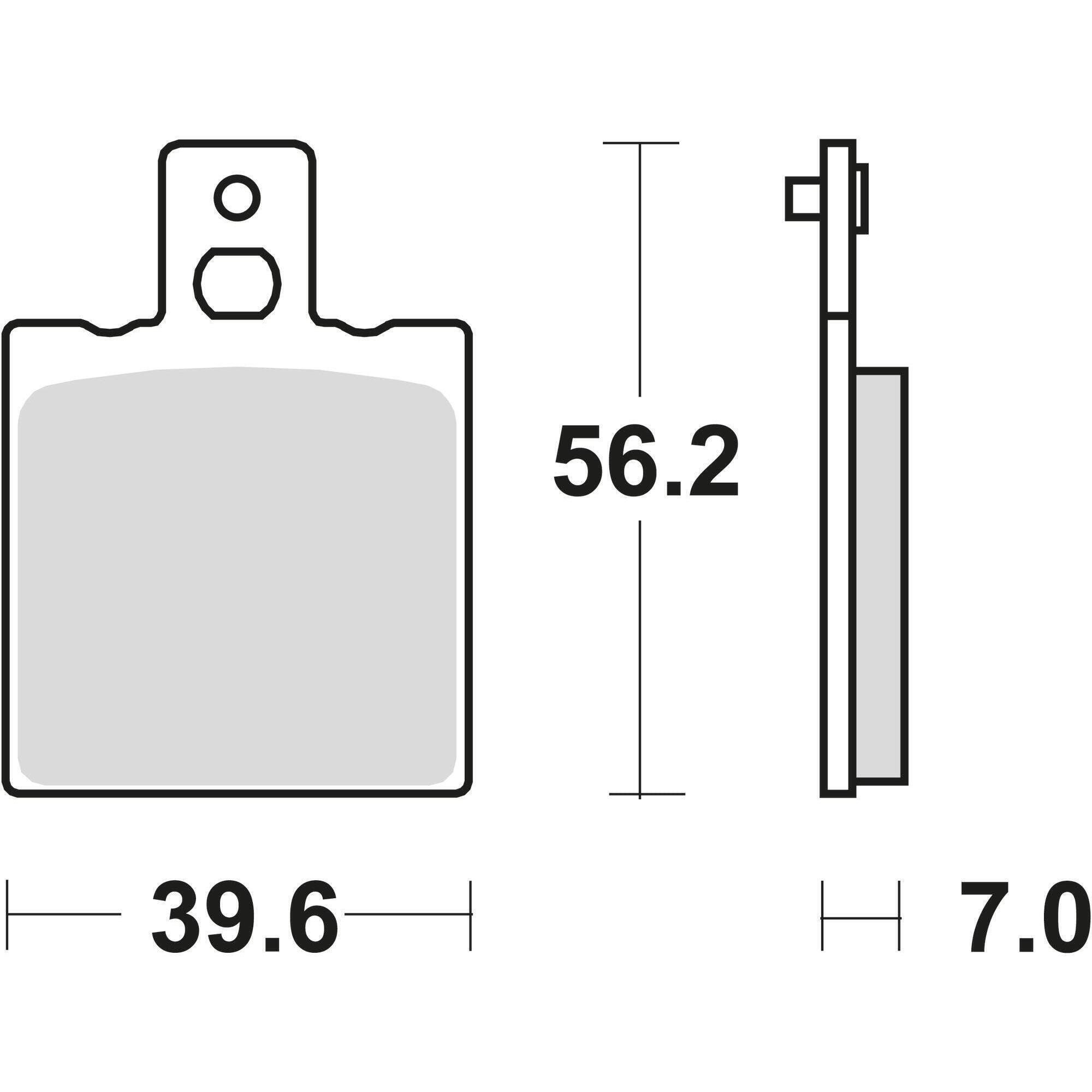 Trw MCB 75 Organic Brake Pads - Wysokiej Jakości Części Rowerowe