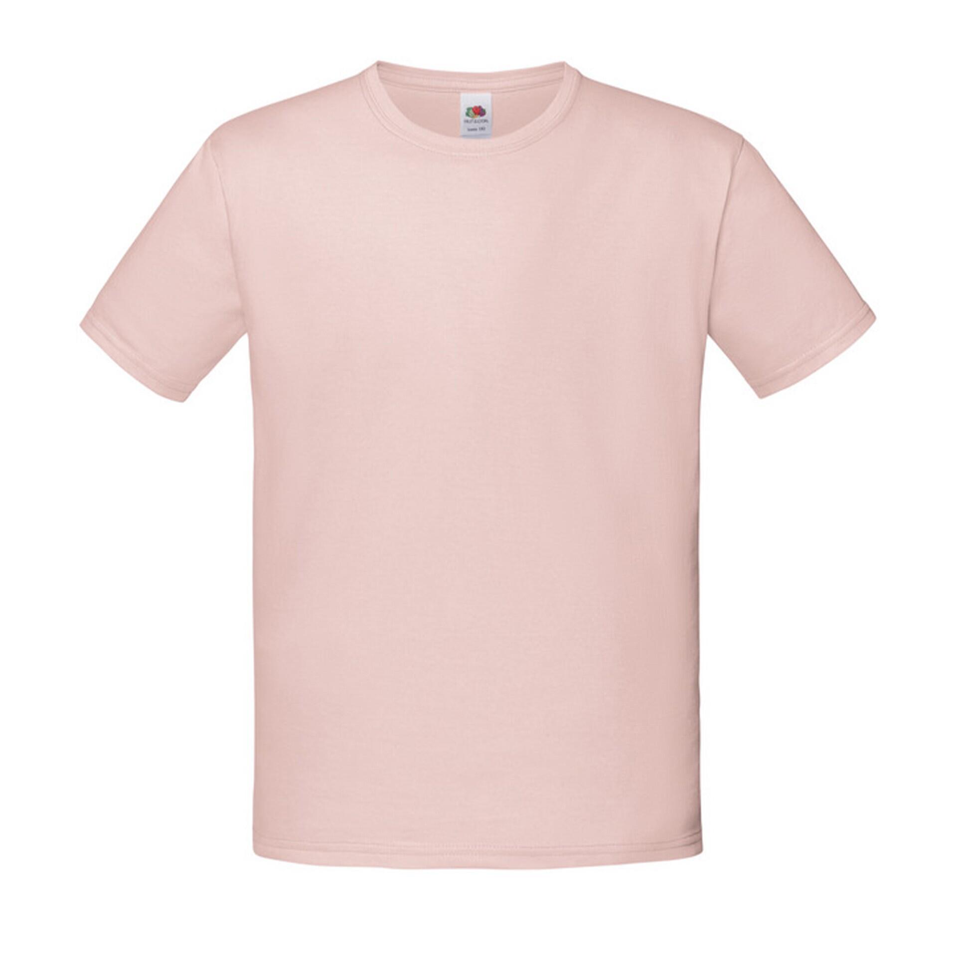 T-shirt dziecięcy Fruit Of The Loom Iconic 150 T, różowy balet