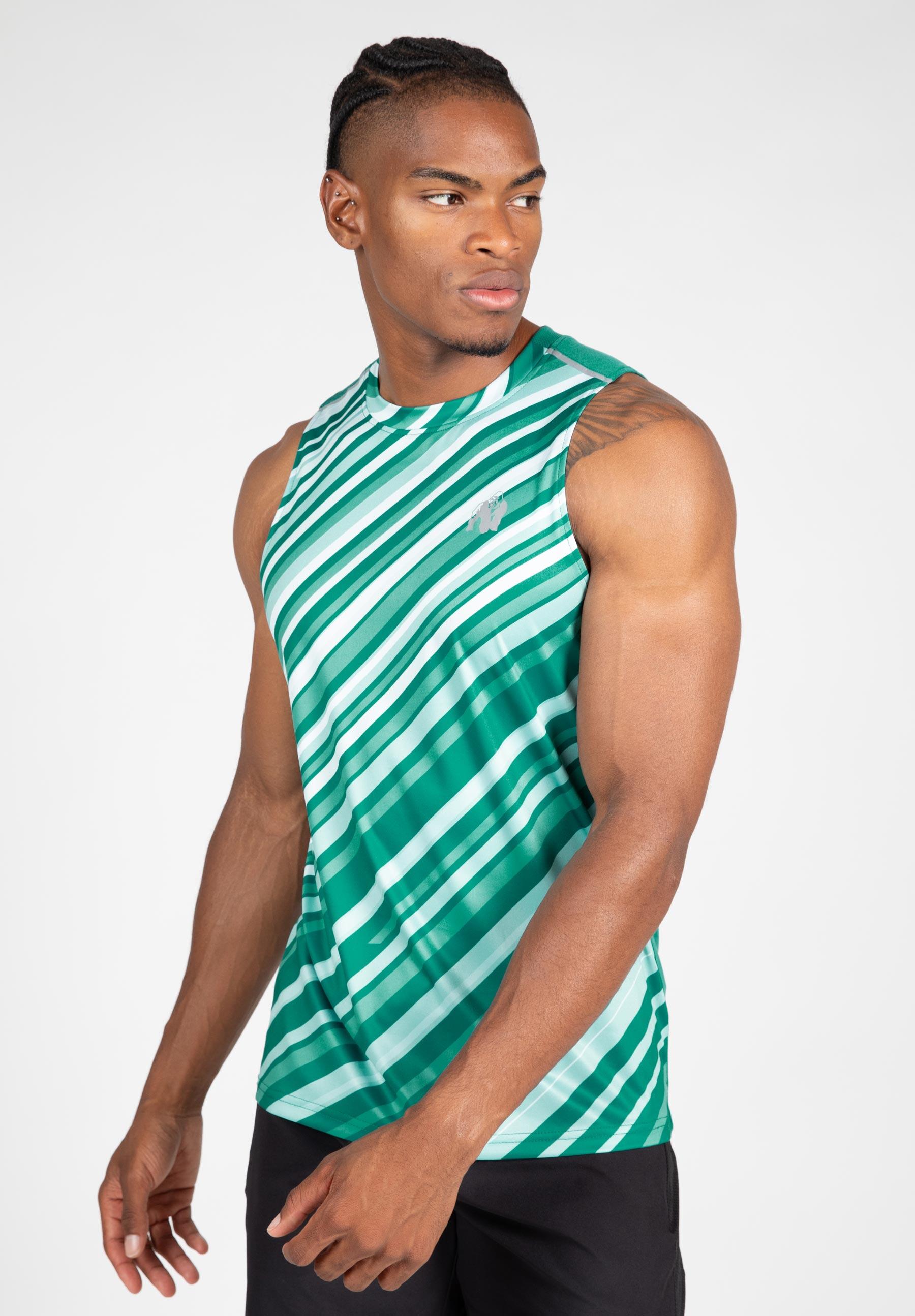Easton Top bez rękawów - Teal Zielony