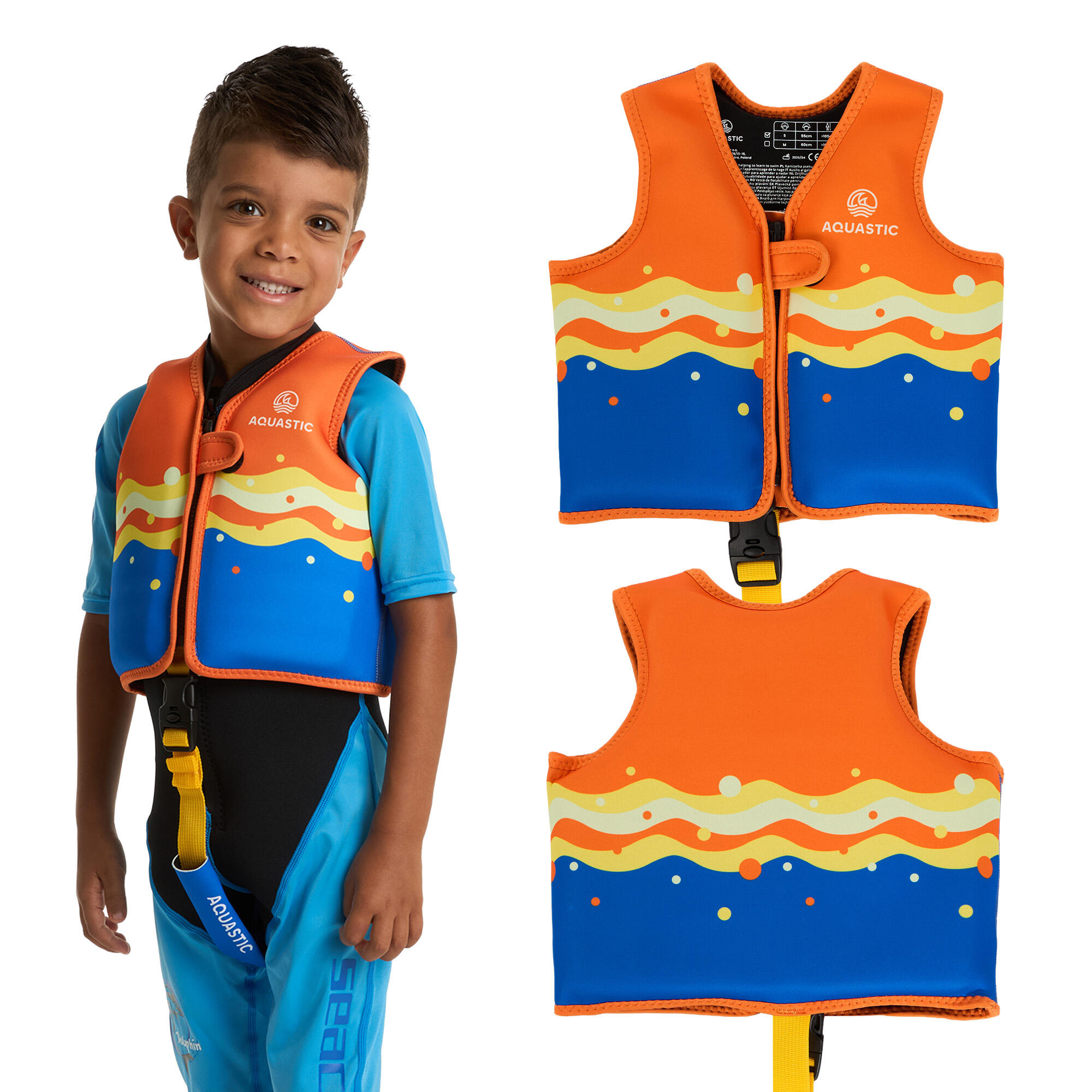 Kamizelka asekuracyjna AQUASTIC Junior
