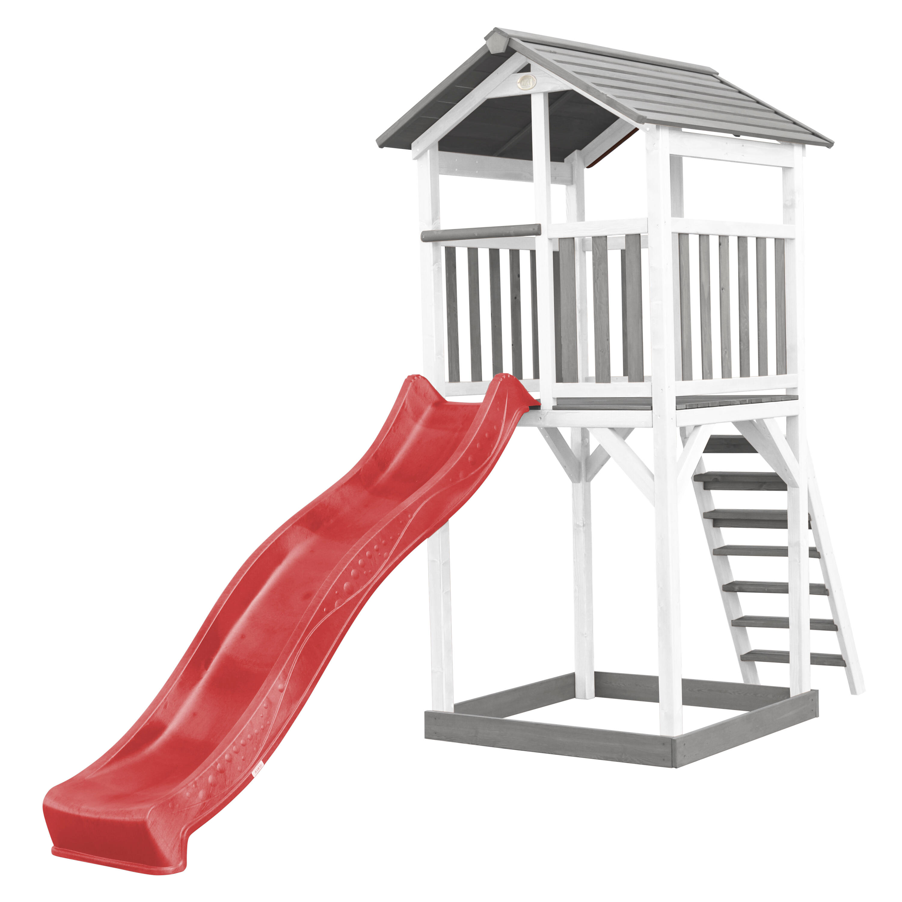 Plac zabaw AXI Beach Tower, zjeżdżalnia i piaskownica