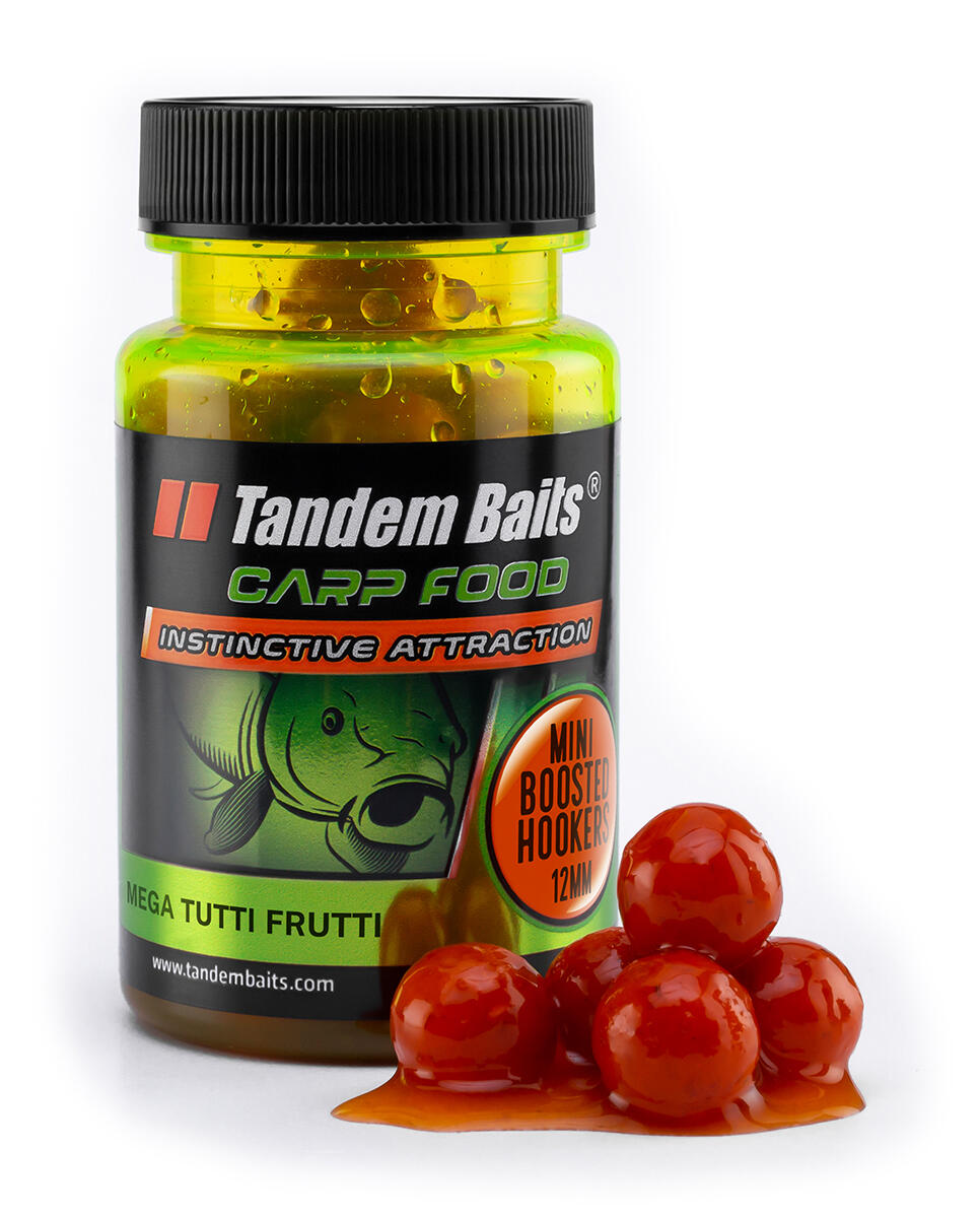 Mini kulki haczykowe Carp Food Boosted Hookers 12mm/50g Mega Tutti Frutti