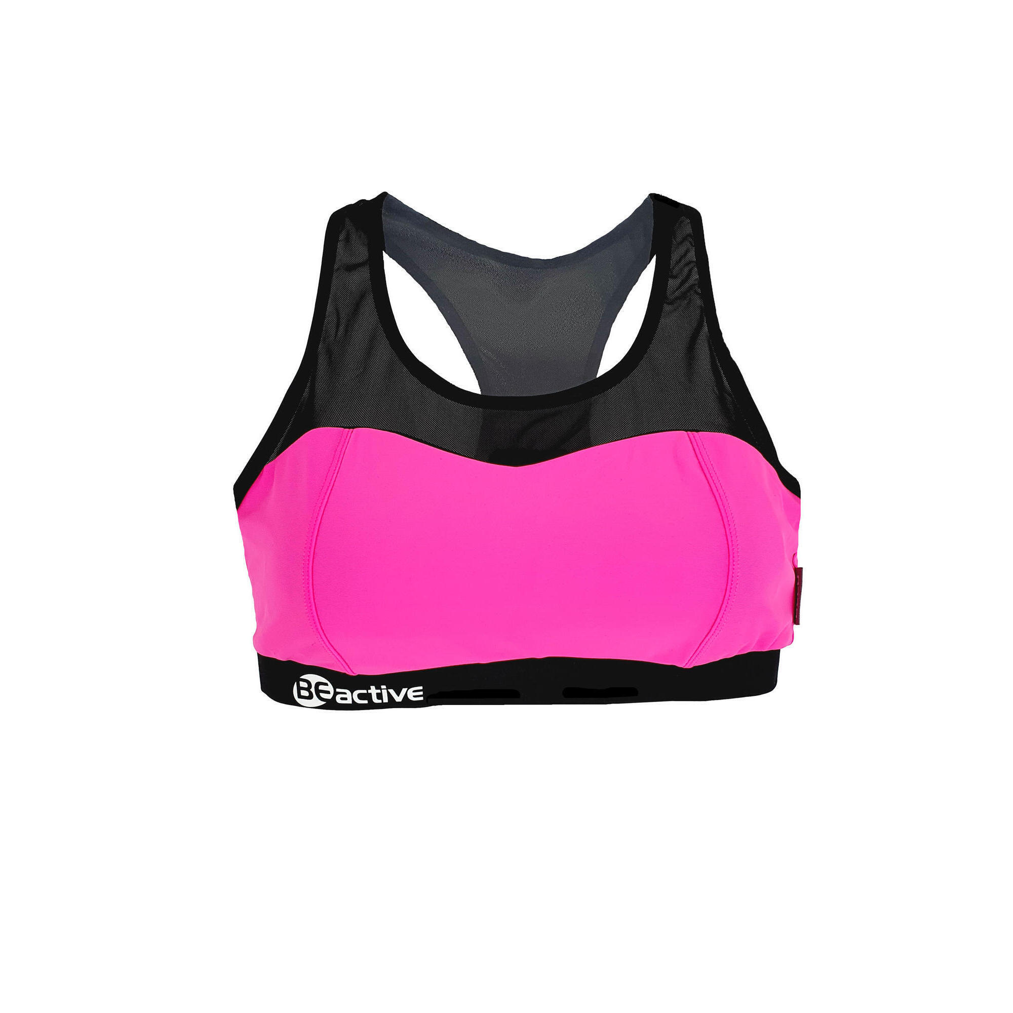 Góra od bikini Beco Beactive | Miseczka C | Różowy/czarny