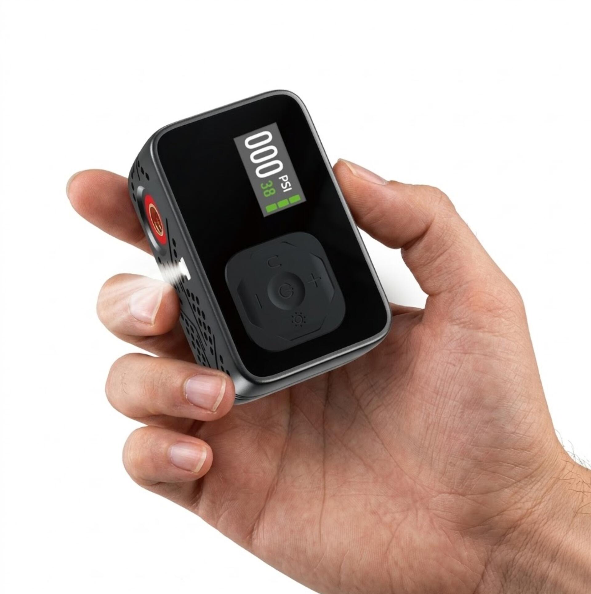 ultra kompaktowa pompka rowerowa 120 PSI cyfrowa USB-C