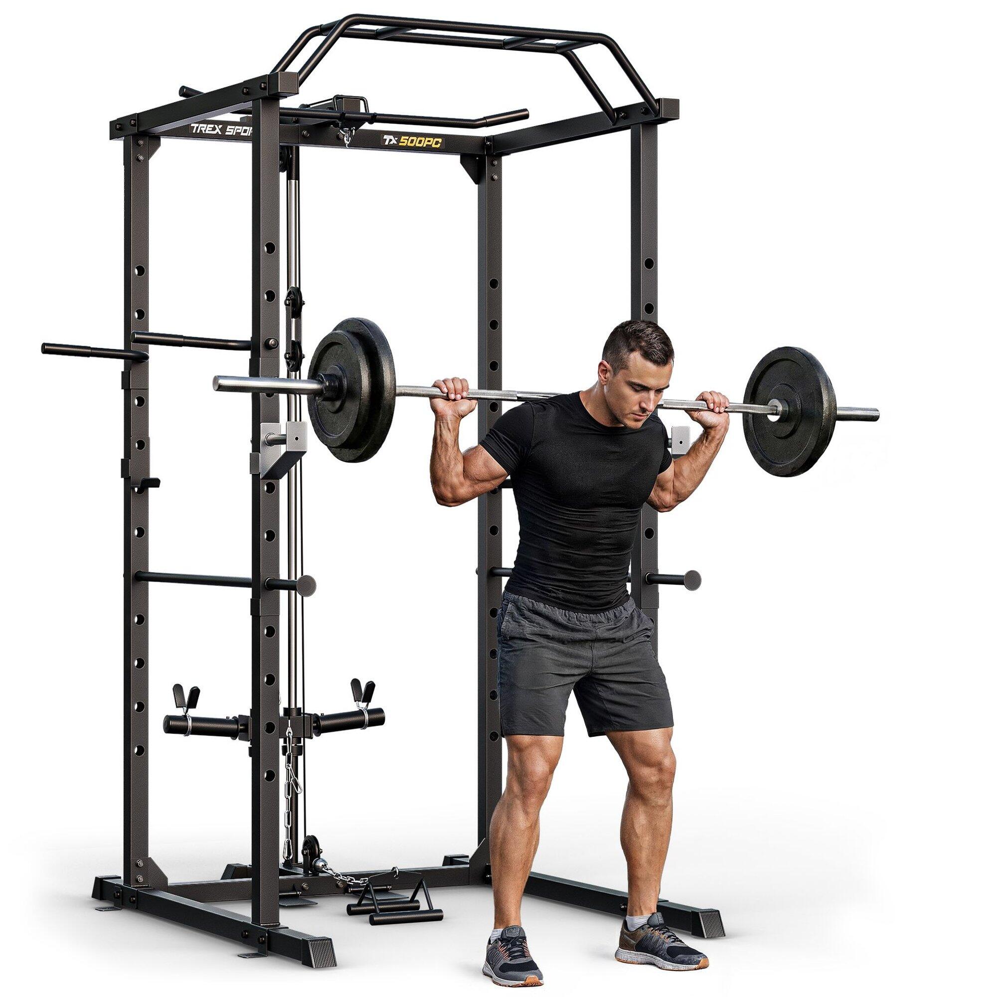 Klatka treningowa Trex Sport TX-500PC z wyciągiem górnym i dolnym do domu