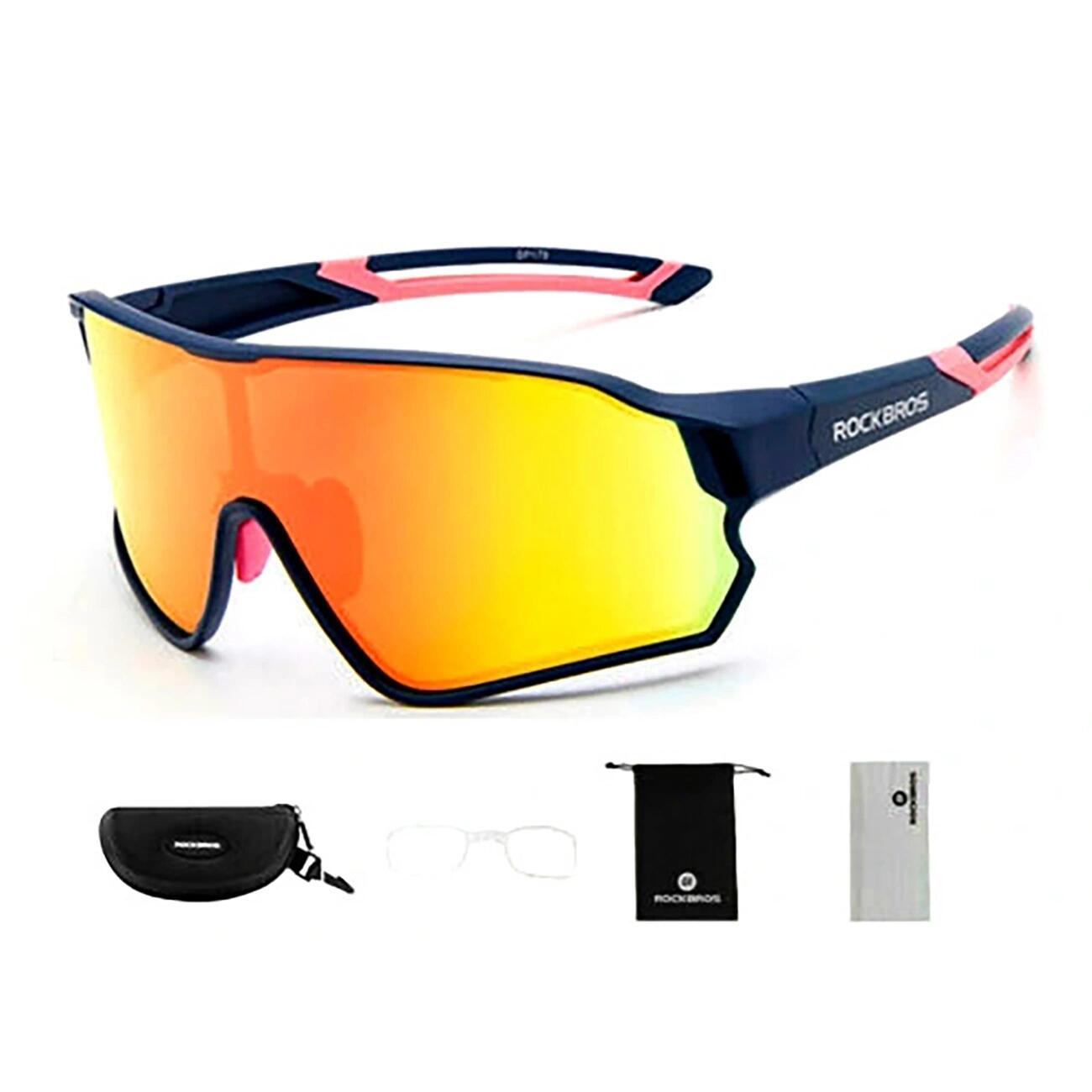 Rockbros 10134PL Okulary rowerowe polaryzacyjne - Niebieskie